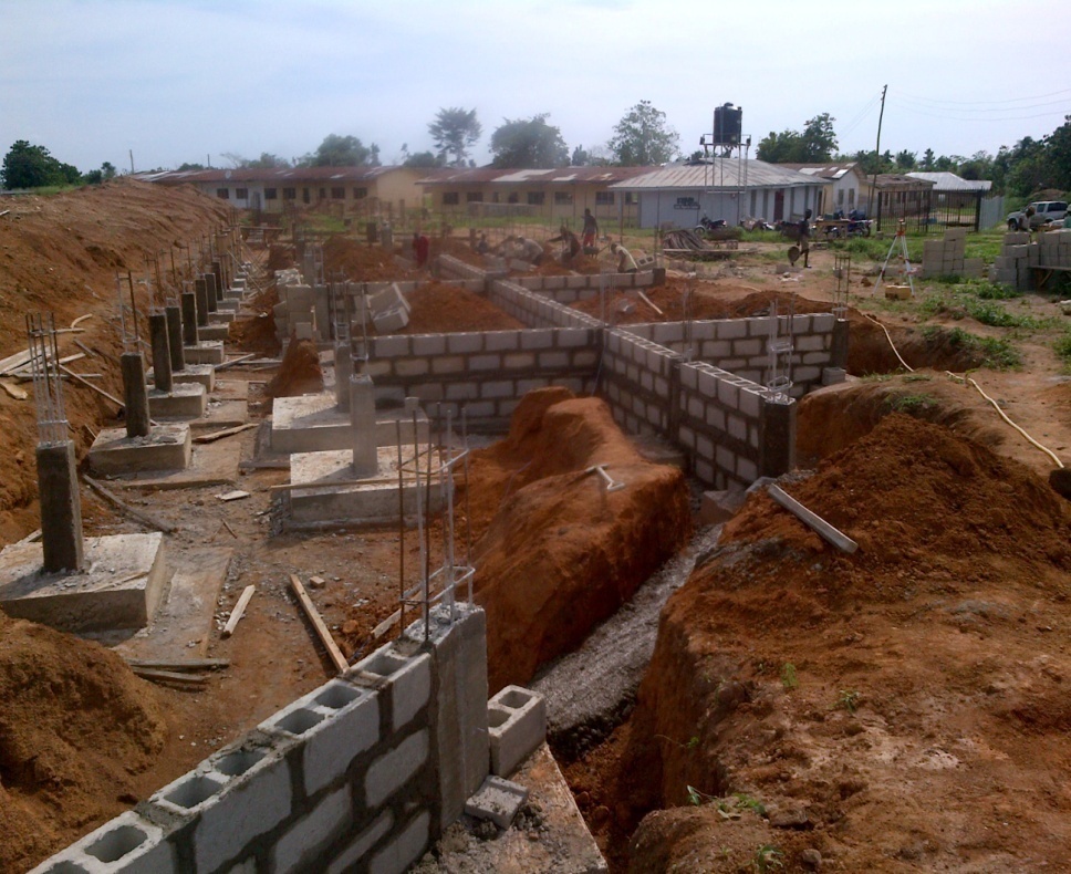 40 Units Raft Foundation for 3-Story Blocks of Flats